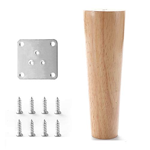 Patas de muebles de madera maciza, patas de reemplazo de muebles de madera, impermeables y a prueba de humedad, fuerte capacidad de carga, adecuadas para la mesa del sofá cama/A/Los 25cm Patas de muebles de madera maciza, patas de reemplazo de muebles de madera, impermeables y a prueba de humedad, fuerte capacidad de carga, adecuadas para la mesa del sofá cama/A/Los 25cm