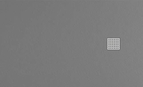 Plato DE Ducha Resina Modelo Coral (Gris Cemento, 100 X 80) Plato DE Ducha Resina Modelo Coral (Gris Cemento, 100 X 80)