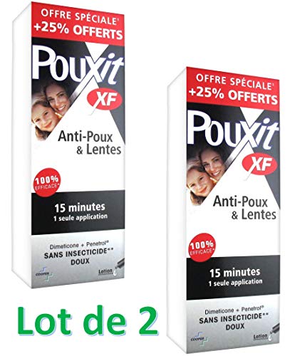 Pouxit XF Antipiojos y Lentes 250 ml - Lote de 2 frascos