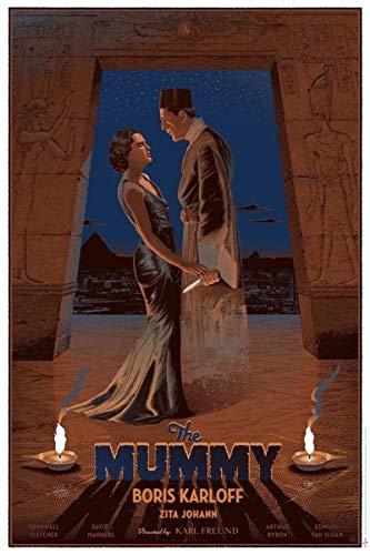qianyuhe Cuadros artísticos de Pared The Mummy Monstruos universales Boris Karloff Art Poster Decoración del hogar 60x90cm (24x36 Pulgadas qianyuhe Cuadros artísticos de Pared The Mummy Monstruos universales Boris Karloff Art Poster Decoración del hogar 60x90cm (24x36 Pulgadas