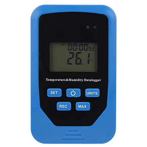 Registrador de temperatura, registrador de datos de humedad, registrador de temperatura USB, registrador de temperatura y humedad portátil, termómetro digital, para laboratorio industrial