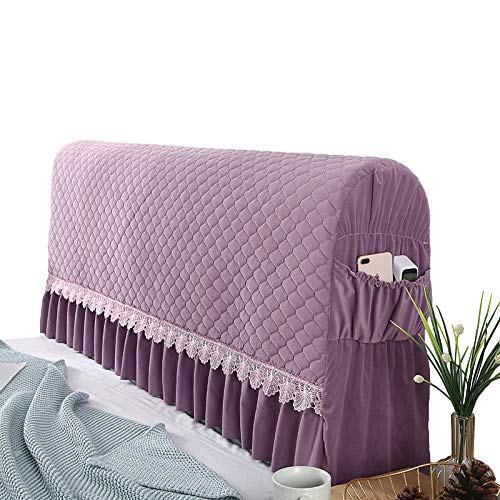 Renbin Funda para Cabecero De Cama, Dormitorio Junto A La Cama Protectores Decorativos, Cabeza De La Cama hacia Atrás Cubierta Antipolvo,#3-90cm