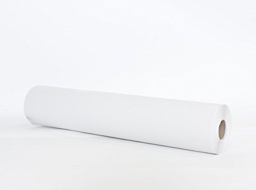 Rollo de papel camilla, sabana desechable en rollo para camillas, ancho 60 cm x 70 mts, color BLANCO