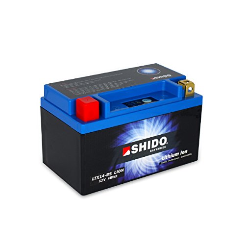 SHIDO LTX14-BS LION -S- Batería de ion de litio, color azul