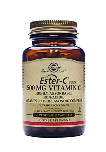 Solgar Vitamina C Ester-C Plus 500 mg - 50 Cápsulas vegetales