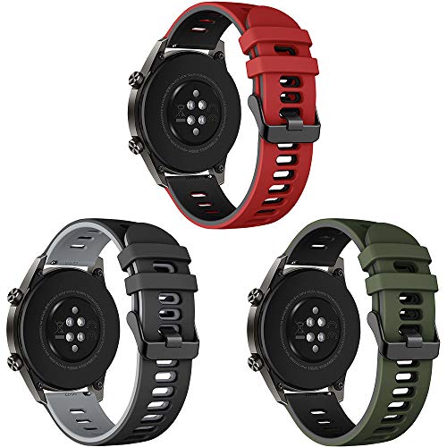 Songsier Correa Compatible con Huawei Watch GT2 Pro 46mm/Watch GT 46mm/Watch GT Active/Watch 2 Pro/Galaxy Watch 3 45mm/Galaxy Watch 46mm/Gear S3/Gear 2, Correa de Repuesto de 22 mm Songsier Correa Compatible con Huawei Watch GT2 Pro 46mm/Watch GT 46mm/Watch GT Active/Watch 2 Pro/Galaxy Watch 3 45mm/Galaxy Watch 46mm/Gear S3/Gear 2, Correa de Repuesto de 22 mm