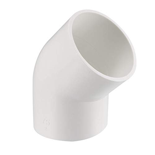 sourcing map 75mm deslizamiento conector de acoplamiento de codo de tubería de pvc de 45 grados sourcing map 75mm deslizamiento conector de acoplamiento de codo de tubería de pvc de 45 grados