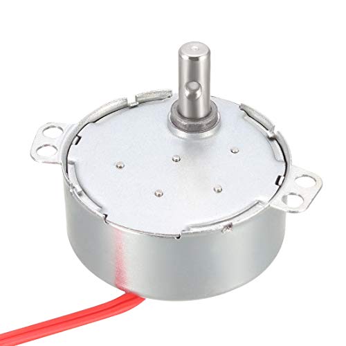 sourcing map Sincrónico Sincronizar Motor Eléctrico Sincronizar Motor Placa Giratoria Motor Copa Girador Motor AC 24V 5-6RPM 50-60Hz CCW 4W sourcing map Sincrónico Sincronizar Motor Eléctrico Sincronizar Motor Placa Giratoria Motor Copa Girador Motor AC 24V 5-6RPM 50-60Hz CCW 4W