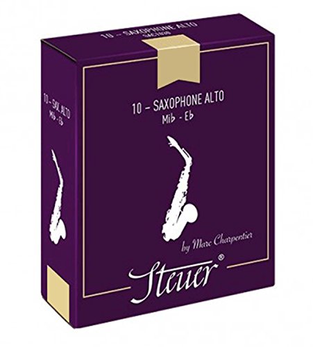 Steuer - Canas Saxofón alto tradicional, diseñadas por Marc Charpentier, caja de 10, fuerza 2