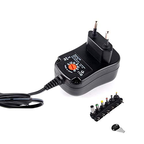 Suppyfly Universal Mains AC/DC Power Source Adaptor Supply Plug Charger 3V-12V