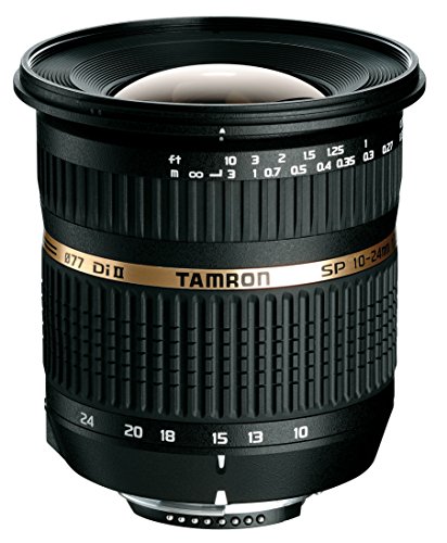 Tamron B001S SP AF 10-24/3.5-4.5 Di II LD ASL (IF) - Objetivo para Sony/Minolta (Distancia Focal 10-24 mm, Apertura f/3.5-4,5, Macro, diámetro: 77 mm), Negro