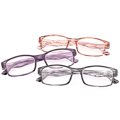 Un Pack de 3 Gafas de Lectura Mujer Hombre Gafas Bloqueo Luz Azul 3 piezas Anti Luz Azul con Protección UV400 Unisex Anteojos Para Lentes de Aumento Leer Ver Cerca Presbicia - Ligeras,Comodas Lectores Un Pack de 3 Gafas de Lectura Mujer Hombre Gafas Bloqueo Luz Azul 3 piezas Anti Luz Azul con Protección UV400 Unisex Anteojos Para Lentes de Aumento Leer Ver Cerca Presbicia - Ligeras,Comodas Lectores