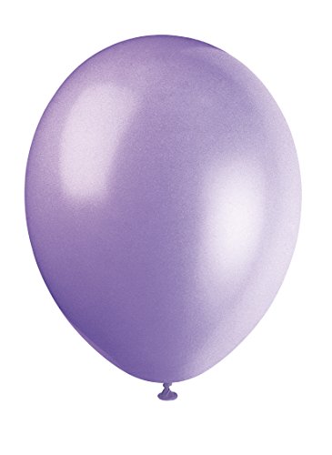 Unique Party-56854 Globos de Látex de 30 cm, Color Morado (Lilac Lavender), Pack de 50 (56854)