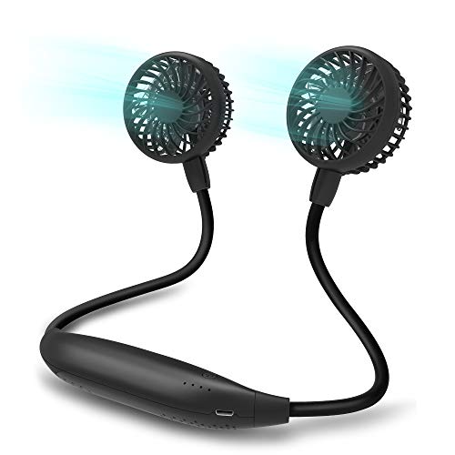 Ventilador Personal Portátil Recargable 2600mAh Mini Ventilador USB de Manos Libres con Banda para el Cuello, Ajustable de 360 ° para Oficina, Hogar, Viajes, Deporte, etc. Ventilador Personal Portátil Recargable 2600mAh Mini Ventilador USB de Manos Libres con Banda para el Cuello, Ajustable de 360 ° para Oficina, Hogar, Viajes, Deporte, etc.
