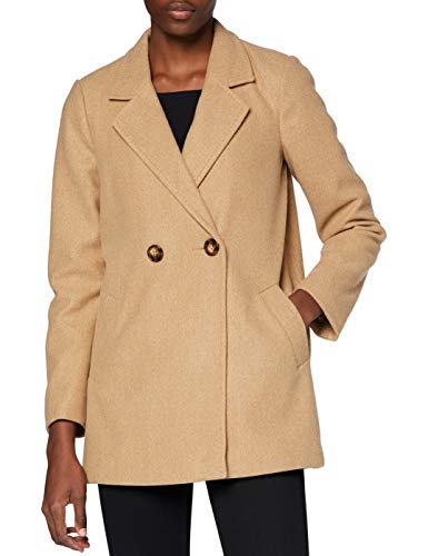 Vero Moda VMEBBA Dolly Jacket Chaqueta, Marrón, detalle: melange, M para Mujer