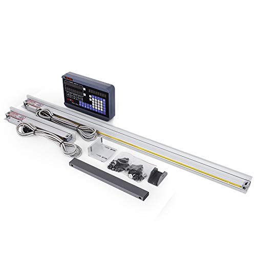VEVOR Visualizador Digital 2 Ejes Visualizador de 1000mm y 250mm, Escala Lineal de Precisión, Visualizador de Cotas Digital, Display Digital Para Fresadora O Torno VEVOR Visualizador Digital 2 Ejes Visualizador de 1000mm y 250mm, Escala Lineal de Precisión, Visualizador de Cotas Digital, Display Digital Para Fresadora O Torno