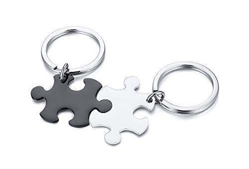 VNOX 2/3/4/5/6 Pcs Personalizar Amistad Personalizada/Amor Familia Rompecabezas Pareja Collares Pendientes/Llaveros/Pulseras para Lover Friend BFF,Joyas de Acero Inoxidable,Grabado Gratuito VNOX 2/3/4/5/6 Pcs Personalizar Amistad Personalizada/Amor Familia Rompecabezas Pareja Collares Pendientes/Llaveros/Pulseras para Lover Friend BFF,Joyas de Acero Inoxidable,Grabado Gratuito