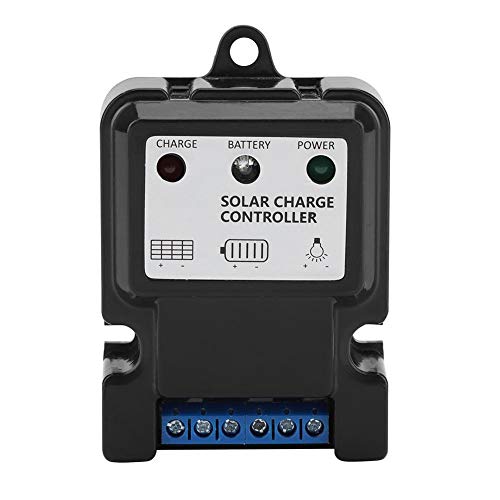 Wifehelper Controlador de Carga Solar PWM, Controlador Inteligente del Panel Solar de Descarga de Energía Solar Inteligente(5S12V / 24V 10V) Wifehelper Controlador de Carga Solar PWM, Controlador Inteligente del Panel Solar de Descarga de Energía Solar Inteligente(5S12V / 24V 10V)