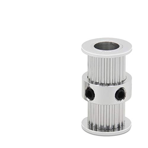 XBaofu 1pc Principal Doble GT2 20 Dientes de los Engranajes de 6 mm Ancho Diámetro 5mm / 8mm Impresora tTiming Polea for 3D Ultimaker 2 de Alumium Polea Rueda (tamaño : Bore 8mm)