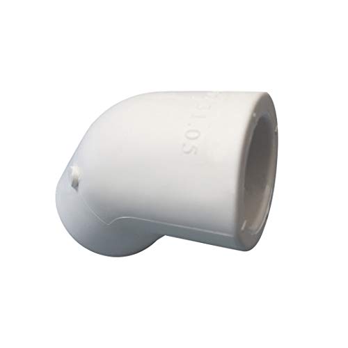 XIZONLIN PPR - Codo para Tubería de Agua, 45 Grados, Conectores Adaptador de Tuberías de Agua, 75mm, 1 pcs