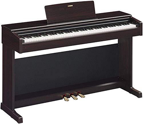 Yamaha Arius YDP-144 - Piano digital clásico y elegante para estudiantes o aficionados, adecuado para cualquier rincón de la casa, color palisandro