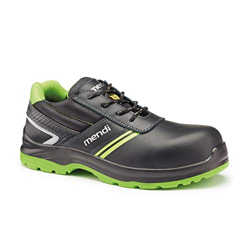 Zapatillas de Seguridad con Resistencia eléctrica para Hombre y Mujer/Zapato de Trabajo cómodos con Puntera Reforzada en Fibra de Vidrio (no Acero) Calzado Laboral Antideslizantes (Numeric_41)