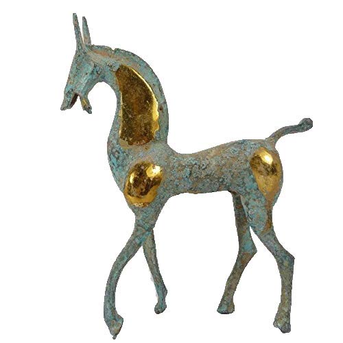 ZHIBO - Figura decorativa de caballo de cobre ZHIBO - Figura decorativa de caballo de cobre