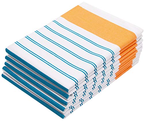 ZOLLNER Set de 5 paños de Cocina a Rayas, 50x70 cm, 100% algodón, Muy Grandes ZOLLNER Set de 5 paños de Cocina a Rayas, 50x70 cm, 100% algodón, Muy Grandes