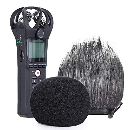 Zoom H1 Espuma & Furry Interior/Exterior Parabrisas Muff, Filtro Pop/Parabrisas Protector para Zoom H1 Práctico Grabador Digital Portátil por YOUSHARES Zoom H1 Espuma & Furry Interior/Exterior Parabrisas Muff, Filtro Pop/Parabrisas Protector para Zoom H1 Práctico Grabador Digital Portátil por YOUSHARES