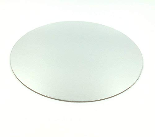 10 unidades.Cartón para tarta de 30 cm de diámetro, 3 mm de ancho, revestimiento para tarta, base para tartas, cortador plateado redondo 10 unidades.Cartón para tarta de 30 cm de diámetro, 3 mm de ancho, revestimiento para tarta, base para tartas, cortador plateado redondo