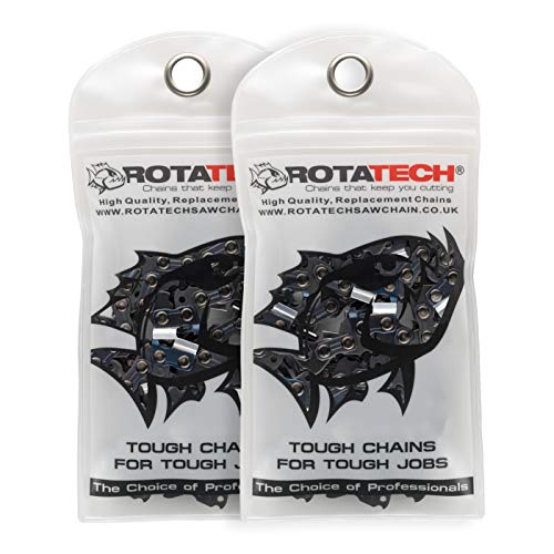 18" Rotatech cadena para motosierra, 2 unidades Adecuado para Ryobi pcn4545