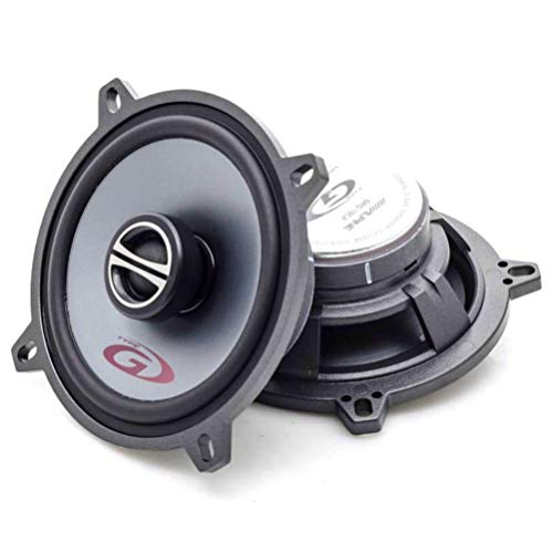 2 Altavoces coaxiales de 2 vías Compatible con Alpine SPG-13C2 5.25" 13.00 cm 130 mm 50 vatios rms 200 vatios MAX 4 Ohm 87,5 db spl Coche, por par