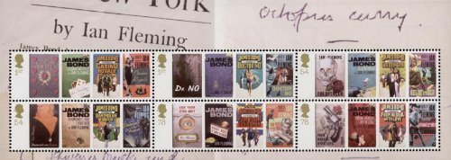 2008 James Bond, hoja de miniaturas número 52 – Royal Mail sellos