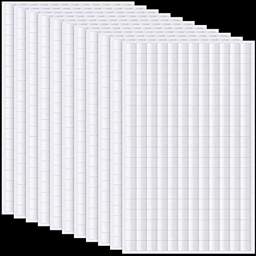 2160 Piezas Montajes Cuadrados de Espuma Cintas de Espuma 3D Doble-Adhesivo 0,4 Pulgadas Montajes Adhesivos Cuadrados Pop de Espuma para Manualidades, 12 Hojas