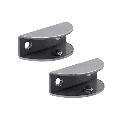 2/4 o 6 Piezas Viga de Piso Vidrio Semi-Circular Soporte Estante Cristal Pinza Clip Clamp Baño Acero Inoxidable 6-15mm, Modelo:Mod1 - vidrio 6-10 mm - 2 piezas 2/4 o 6 Piezas Viga de Piso Vidrio Semi-Circular Soporte Estante Cristal Pinza Clip Clamp Baño Acero Inoxidable 6-15mm, Modelo:Mod1 - vidrio 6-10 mm - 2 piezas