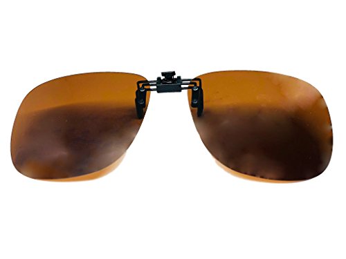 365 vision Clip para gafas POLARIZADAS universal - Unisex (Marron)