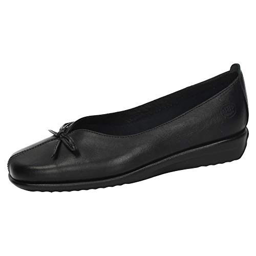 48 HORAS 110401/01 Manoletinas DE Piel Mujer Zapatos MOCASÍN Negro 40