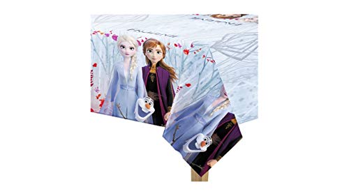 9936; Mantel para Fiestas y cumpleaños Disney Frozen; Dimensiones del Producto 120x180 cm