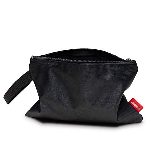 achilles Bolso de cosméticos con Correa Estuche de Maquillaje Bolso de Cultura Organizador de Almacenamiento Bolso de Mano insertado con Cremallera Estuche de lápiz Dentro de los Bolsos Negro 25x17cm achilles Bolso de cosméticos con Correa Estuche de Maquillaje Bolso de Cultura Organizador de Almacenamiento Bolso de Mano insertado con Cremallera Estuche de lápiz Dentro de los Bolsos Negro 25x17cm