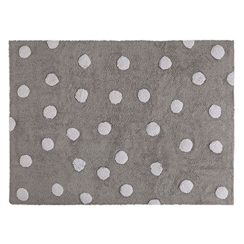Alfombra Lavable de Lorena Canals con diseño de Topos, Color Gris Alfombra Lavable de Lorena Canals con diseño de Topos, Color Gris