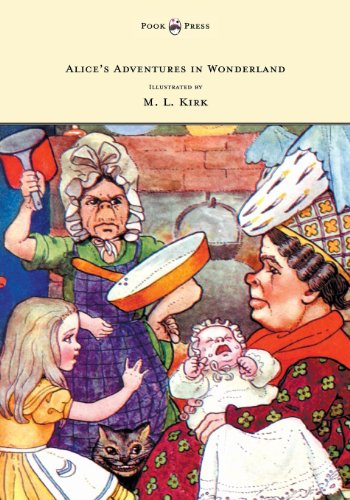 Alice's Adventures in Wonderland - With Twelve Full-Page Illustrations in Color by M. L. Kirk and Forty-Two Illustrations by John Tenniel (English Edition)