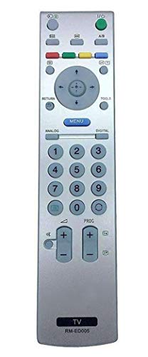 ALLIMITY RM-ED005 Control Remoto Reemplazar por Sony Bravia TV KDL-32S2020E KDL-32S2030 KDL-32V2000 KDL-40S2000 KDL-40S2010 KDL-40S2030 KDL-40V2000 KDL-46S2000 KDL-46S2010 KDL-46S2030