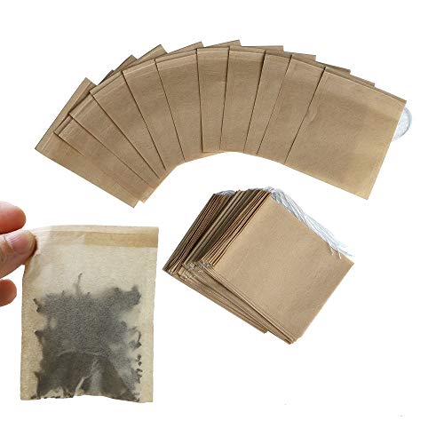 anaoo 400pcs Bolsas de Té Desechables Bolsitas Té de Papel Filtros para el Té de Hojas Bolsas para infusione con Cierre de cordón, Material Total Seguro y Resistente, 9 * 7 cm Color Madera anaoo 400pcs Bolsas de Té Desechables Bolsitas Té de Papel Filtros para el Té de Hojas Bolsas para infusione con Cierre de cordón, Material Total Seguro y Resistente, 9 * 7 cm Color Madera