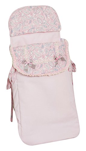 Babyline Caramelo - Saco de 3 usos para capazo y silla, color rosa