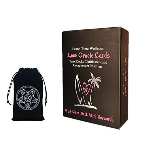 Baraja de Tarot de Island Love Oracle Cards Wellness Time en inglés con palabras clave Clarificación Adivinación Juego de pronóstico del destino (Bolsa de terciopelo) Baraja de Tarot de Island Love Oracle Cards Wellness Time en inglés con palabras clave Clarificación Adivinación Juego de pronóstico del destino (Bolsa de terciopelo)