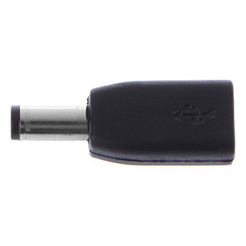 bobeini DC 5.5 x 2.1 mm Macho a Micro USB Adaptador de Carga Convertidor de Carga