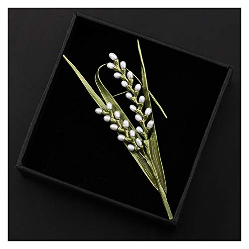 Broche elegante Elegante de la perla del arroz Broche de alta temperatura de cocción de barniz sin decolorarse broche del Pin de la solapa de regalos de la joyería de las mujeres del partido del anive Broche elegante Elegante de la perla del arroz Broche de alta temperatura de cocción de barniz sin decolorarse broche del Pin de la solapa de regalos de la joyería de las mujeres del partido del anive
