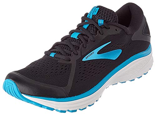 Brooks Aduro 6, Zapatillas para Correr Hombre, Black Atomic Blue White, 45.5 EU