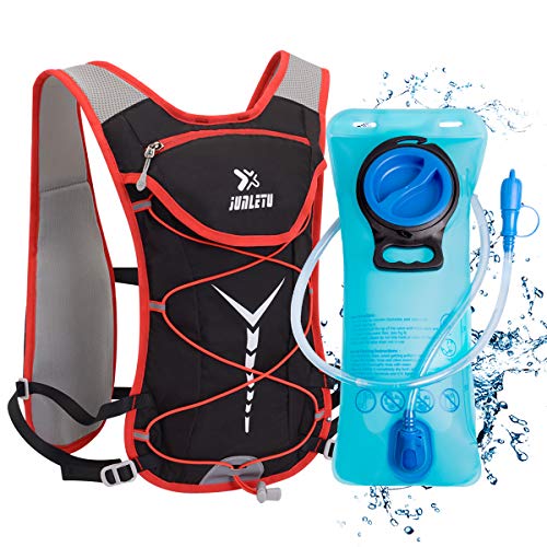 BTNEEU Mochila de Hidratación Ligero, Mochila con Bolsa de Agua 2L para Mujer Hombre, 6L Respirable Unisex Mochilas Trail Running para Correr, Senderismo, Ciclismo, Camping, Maratón BTNEEU Mochila de Hidratación Ligero, Mochila con Bolsa de Agua 2L para Mujer Hombre, 6L Respirable Unisex Mochilas Trail Running para Correr, Senderismo, Ciclismo, Camping, Maratón