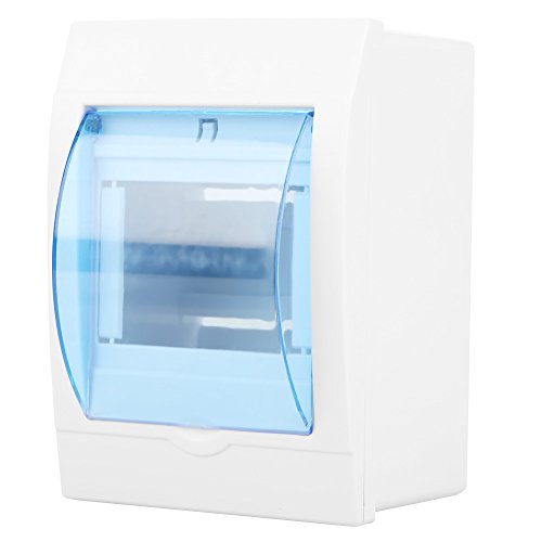 Caja de distribución de plástico de 3-4 maneras, Caja de protección de distribución de energía para disyuntor de interior con cubierta transparente